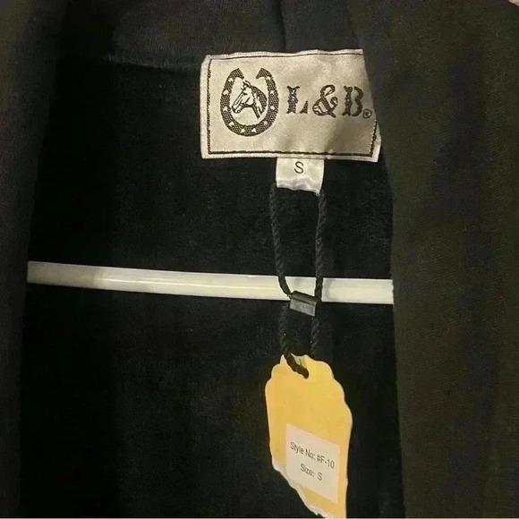 L&B Black Kimono with Neon Tassels NWT - Picture 4 of 8